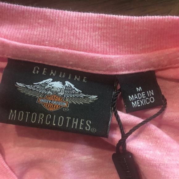 Ladies Harley Davidson Pink T-Shirt - Size Small - Picture 7 of 9